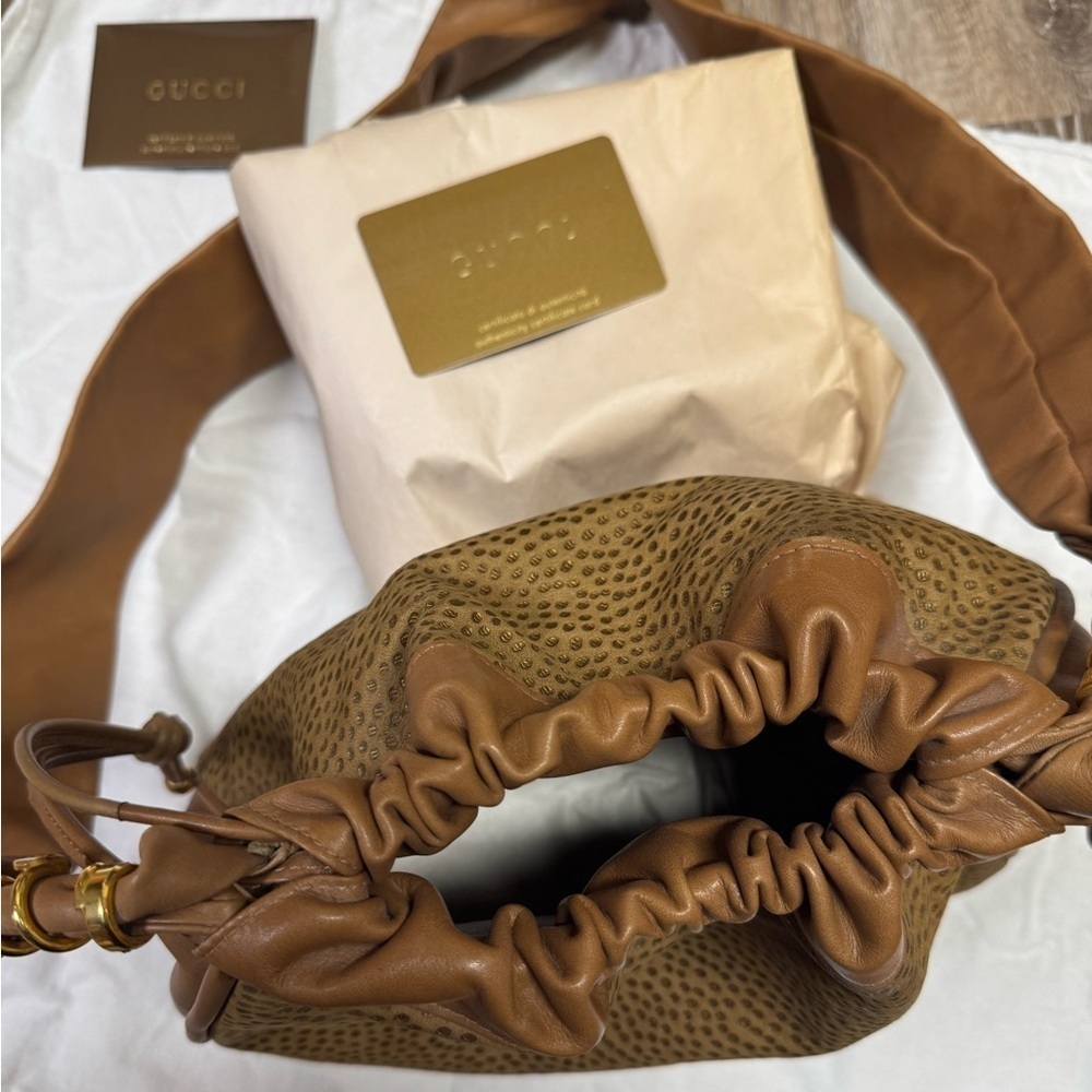Gucci rare vintage drawstring bag - Picture 2 of 5